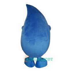 Custom Blue Water Shape Uniform, Custom Blue Water Shape Mascot Costume
