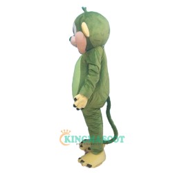 Green Monkey Custom Uniform, Green Monkey Custom Mascot Costume