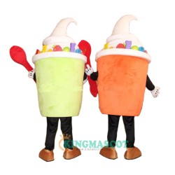 Funny Ice Cream Yogurt Uniform, Funny Ice Cream Yogurt Mascot Costume