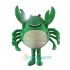 Green Big Crab Character Uniform, Green Big Crab Character Mascot Costume