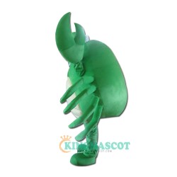 Green Big Crab Character Uniform, Green Big Crab Character Mascot Costume