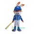 Baseball Rabbit Uniform, Baseball Rabbit Mascot Costume