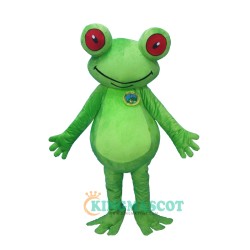 Green Frog Custom Uniform, Green Frog Custom Mascot Costume