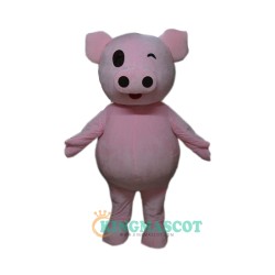 Custom Pink Pig Uniform, Custom Pink Pig Mascot Costume