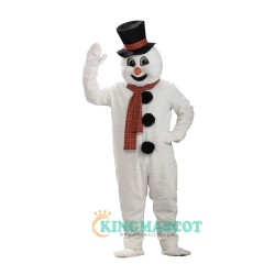 Snowman Uniform, Snowman Mascot Costume