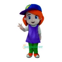 Sport Girl Cartoon Uniform, Sport Girl Cartoon Mascot Costume