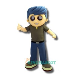 Boy Uniform, Lovely Boy Mascot Costume