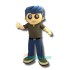 Boy Uniform, Lovely Boy Mascot Costume