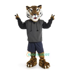 Tiger Handsome Uniform, Tiger Handsome Mascot Costume