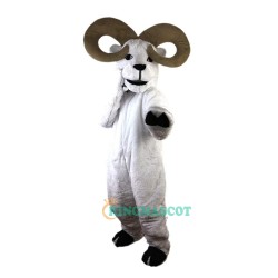 White Goat Antelope Cartoon Uniform, White Goat Antelope Cartoon Mascot Costume