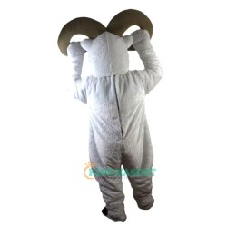 White Goat Antelope Cartoon Uniform, White Goat Antelope Cartoon Mascot Costume