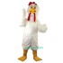 Bird Cartoon  Uniform, White Long-Haired Chicken