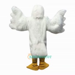 White Pelican Seabird Cartoon Uniform, White Pelican Seabird Cartoon Mascot Costume