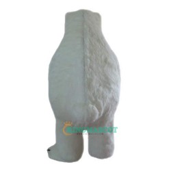 White Polar Bear Cartoon Uniform, White Polar Bear Cartoon Mascot Costume