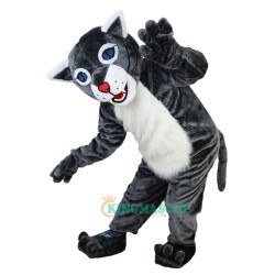 Wildcat Grey Tiger Wolf Uniform, Wildcat Grey Tiger Wolf Mascot Costume