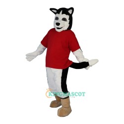 Wolf Dog Cartoon Uniform, Wolf Dog Cartoon Mascot Costume