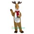 Yellow Brown Elk Deer Cartoon Uniform, Yellow Brown Elk Deer Cartoon Mascot Costume
