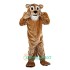 Yellow-Brown Lion Uniform, Yellow-Brown Lion Mascot Costume