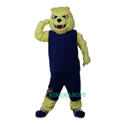 Yellow Bulldog Fierce Dog Vicious Dog Uniform, Yellow Bulldog Fierce Dog Vicious Dog Mascot Costume