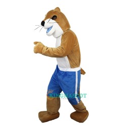 Yellow Ferret Skunk Uniform, Yellow Ferret Skunk Mascot Costume