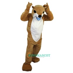 Yellow Gopher Mole Cartoon Uniform, Yellow Gopher Mole Cartoon Mascot Costume
